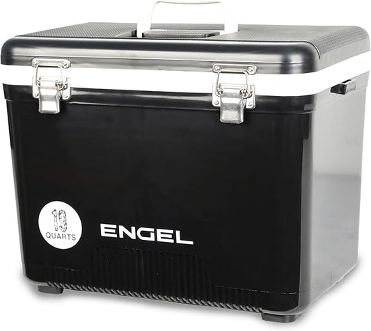 Engel 19qt Leak-Proof, Air Tight, Drybox Cooler and Small Hard Shell Lunchbox by ENGEL