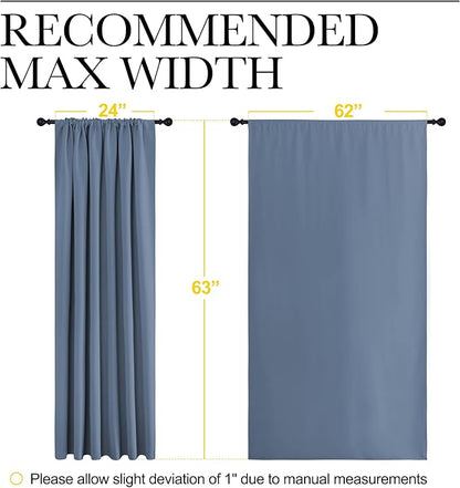 NICETOWN Blackout Curtains for Bedroom, Window Treatment Energy Saving Thermal - Image 7