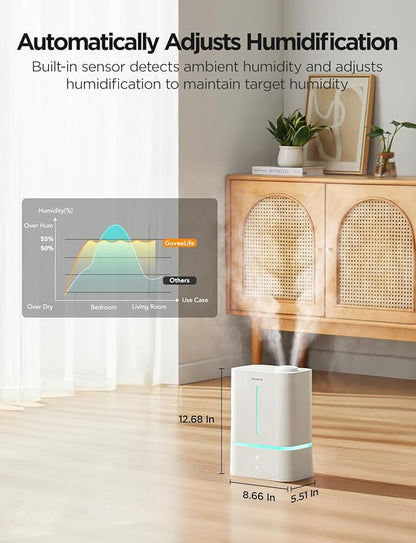 GoveeLife Smart Humidifiers for Bedroom, 4.5L Cool Mist Air Humidifiers - Image 3