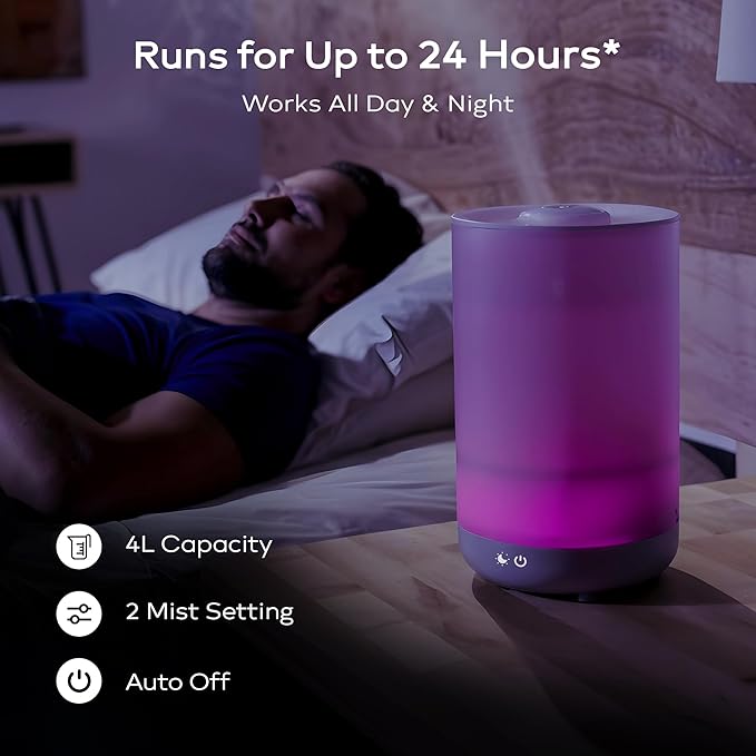 Bell+Howell 4L Top Fill Humidifiers - Image 4