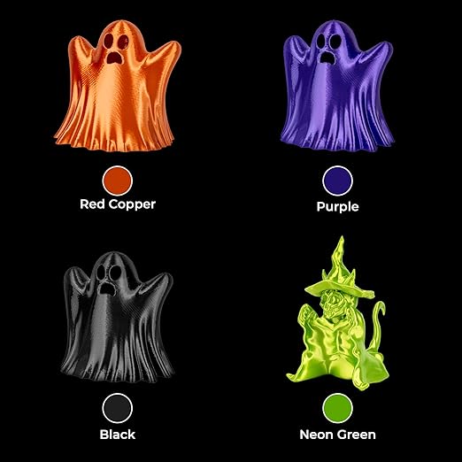 AMOLEN PLA 3D Printer Filament Silk PLA Filament 1.75mm Silk Filament Pack - Image 2