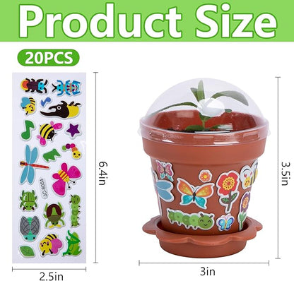 25 Packs Cupcake Plant Nursery Pots - Image 2