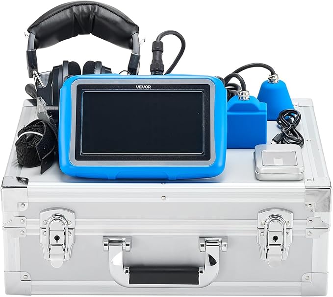 VEVOR Pipe Water Leak Detector for Indoors, 1Hz-10000Hz, Headphones, 8GB SD - Image 9