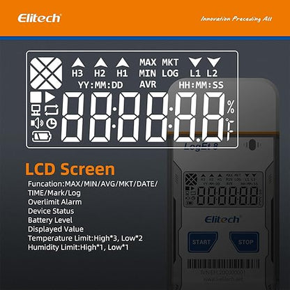 Elitech USB Temperature Data Logger Reusable Temperature Recorder Refrigerator - Image 5