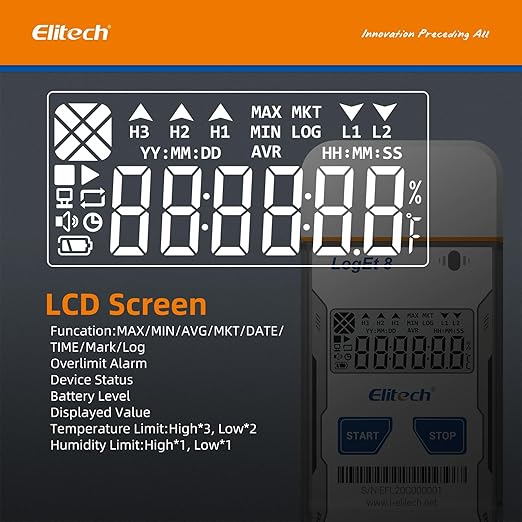 Elitech USB Temperature Data Logger Reusable Temperature Recorder Digital - Image 5