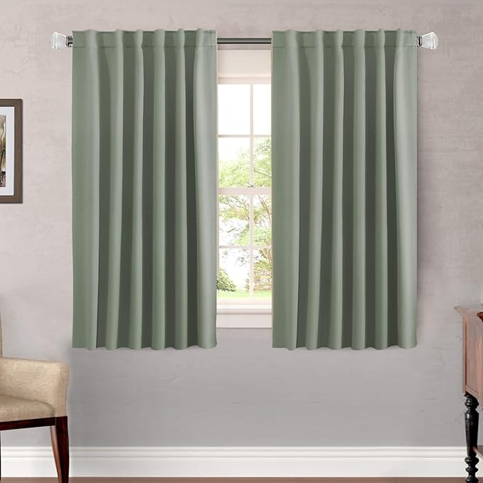 H.VERSAILTEX Blackout Curtains Thermal Insulated Window Treatment Panels Room by HVERSAILTEX