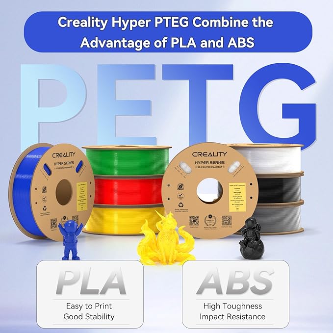 Creality Hyper PETG Filament Clear-Christmas Decor, High Speed 30-600mm/s 3D - Image 4