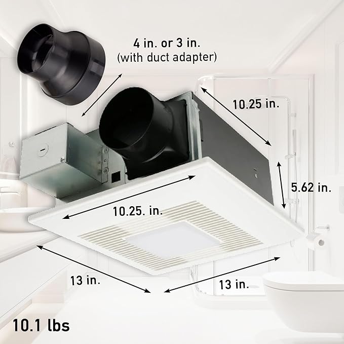 Panasonic WhisperFit Ceiling Mount Bathroom Exhaust Fan - Image 2