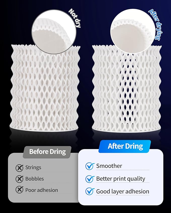 LANDU Filament Dryer 3D Printer Filament Dry Box, 2 Spools Double Fast Heating - Image 3