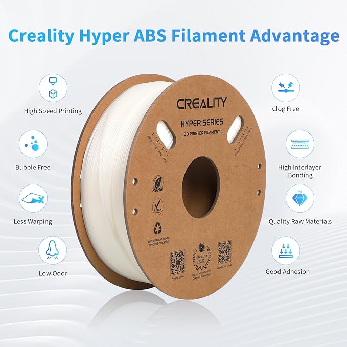 Creality Hyper ABS Filament for K1/K1 Max/K2/K2 Plus, Official 3D Printer - Image 3