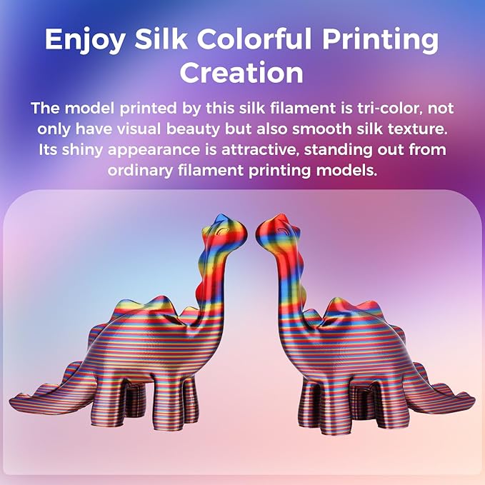 Sovol Silk PLA Filament Rotated Tri Color Co-Extrusion 1.75mm, Fast Change 3D - Image 2