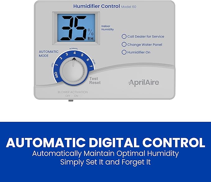 AprilAire 60 Automatic Digital Whole-House Humidifier Control Humidistat - Image 5