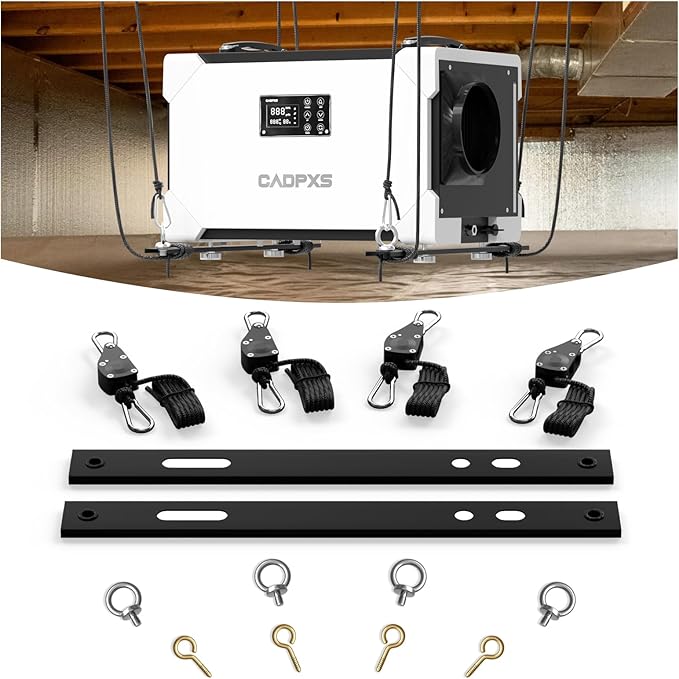 Hanging Kits for Crawl Space & Basement Dehumidifiers, Hanging Kit Improves by CADPXSGLOBALINC