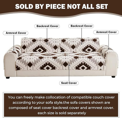 Boho Plush Couch Covers for Sofa Washable, Fuzzy Soft Couch Cover for Sectional - Image 2