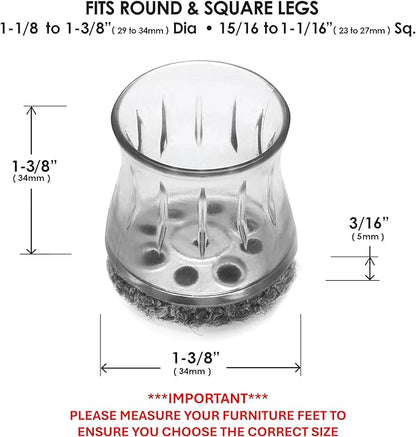 Slipstick GorillaOutdoor Berber Furniture Feet Pads - Image 4