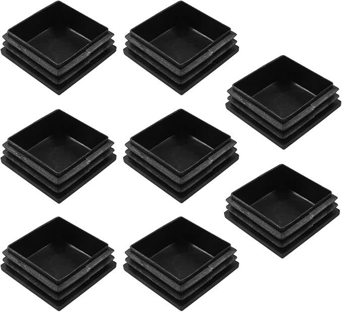 8 Pack 2" Square Plastic Plugs by Bonsicoky