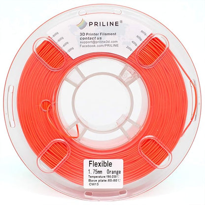 TPU Filament，PRILINE 98A TPU Flexible Soft 3D Printer Filament，1KG 1.75mm Spool - Image 4