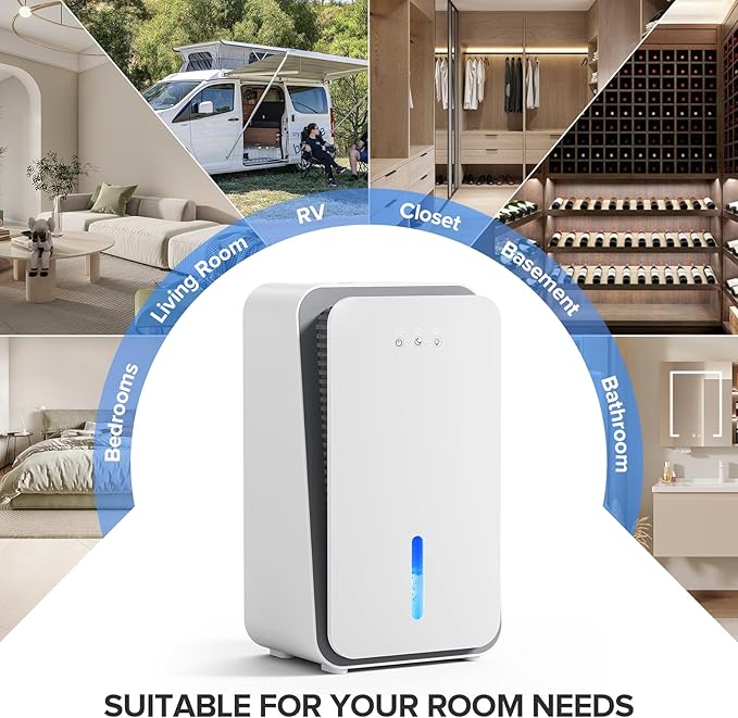 Dehumidifier for Home, 1000 sq.ft Dehumidifier - Image 9