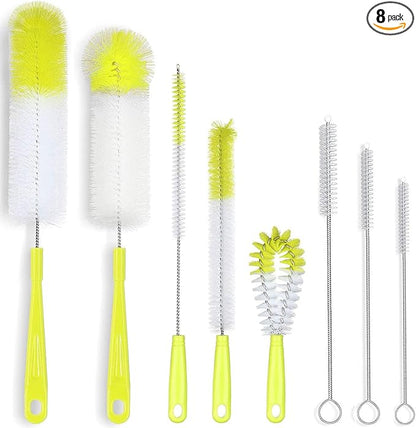 ALINK 8-Pack Bottle Cleaning Brush Set by ALINK
