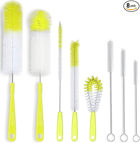 ALINK 8-Pack Bottle Cleaning Brush Set by ALINK