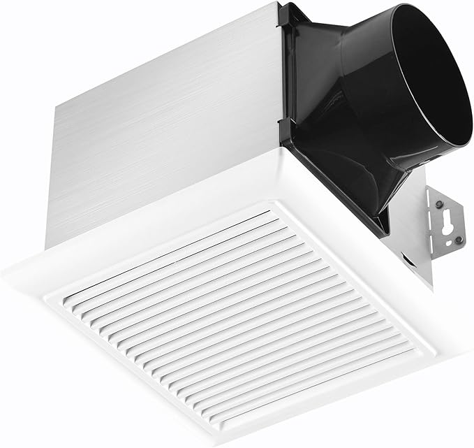 Bathroom Exhaust Fan 60 CFM 0.3 Sone, 4 Inch Duct, Quiet Energy Saving by Unknown