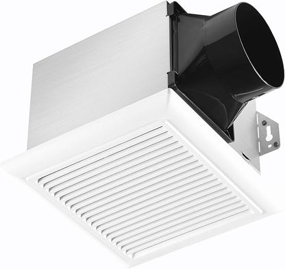 Bathroom Exhaust Fan 80 CFM 0.8 Sone, 4 Inch Duct, Quiet Energy Saving by Unknown