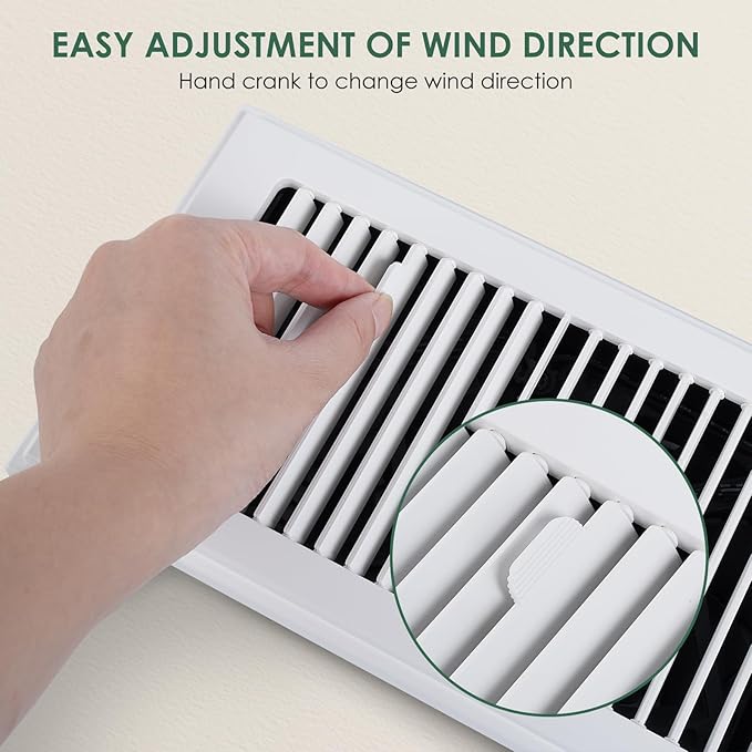 Register Booster Fan 4"x10", 10-Speed Quiet Vent Fan - Image 2