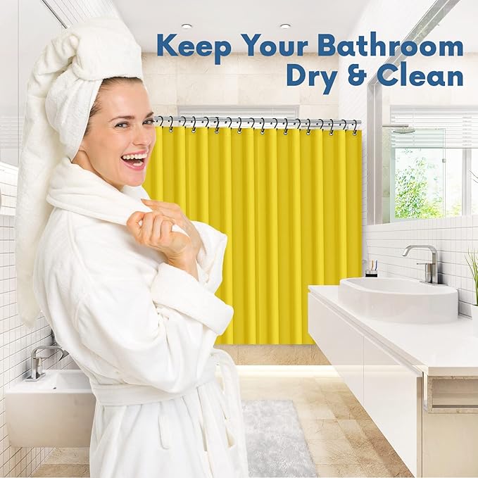 Premium Shower Curtain Liner, 6G PEVA Shower Curtain - Image 7