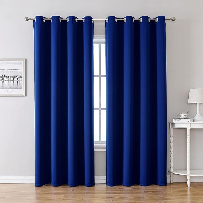 ChrisDowa Blackout Curtains 120 Inches Long 2 Panels Set by ChrisDowa