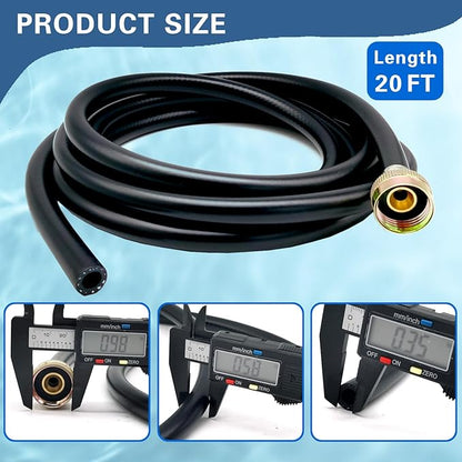 Leakproof Dehumidifier Drain Hose 3/4 Inch FHT Connection Brass Interface to - Image 2