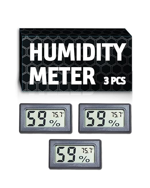 Hygrometer, Humidity Meter, Hydrometer, Room Thermometer Indoor, Humidity Sensor by GreatProductsforTrimming