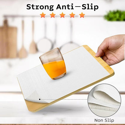 Shelf and Drawer Liner for Kitchen Cabinet, Non Adhesive Non Slip Thickened - Image 2