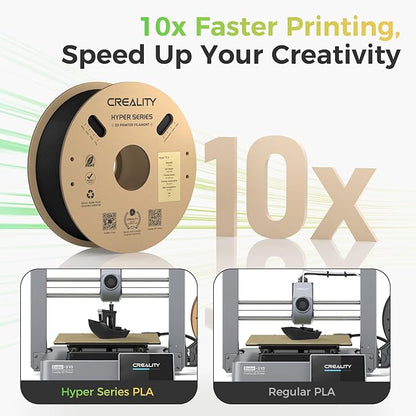 Creality Hyper PLA Filament Black&White 2KG, No-Tangling Stronger Toughness Fit - Image 3