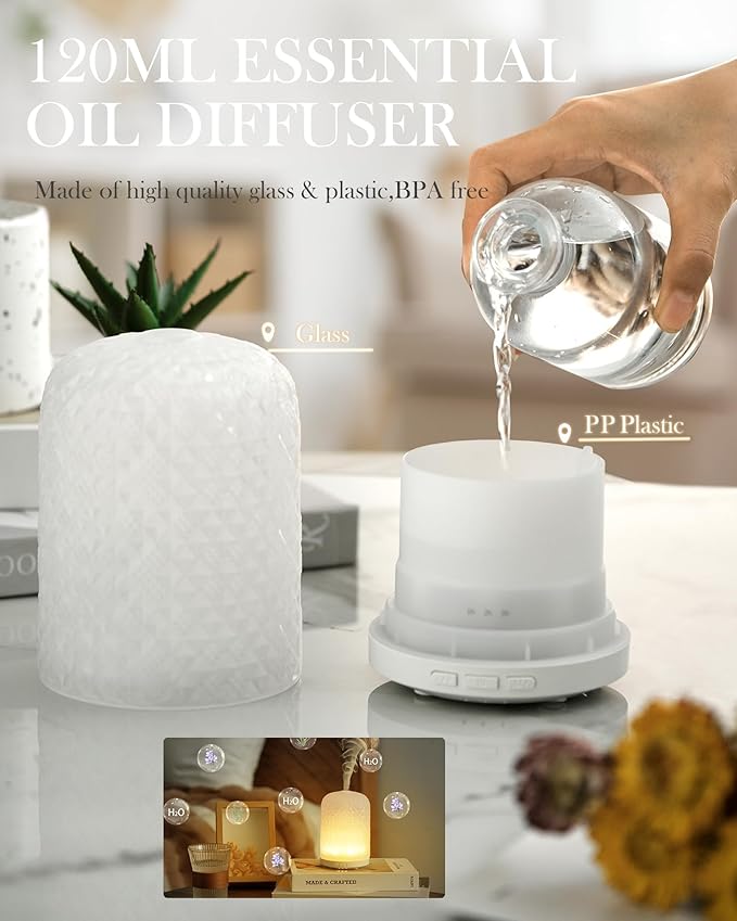 Essential Oil Diffuser – 2.4MHz Ultrasonic Aromatherapy Diffuser, Health Night - Image 7