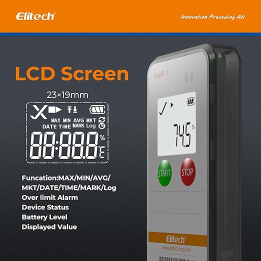 Elitech USB Digital Data Logger Temperature Humidity External Probe Reusable - Image 4