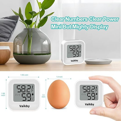 Indoor Humidity Meter Hygrometer 4Pack, Room Thermometer - Image 6