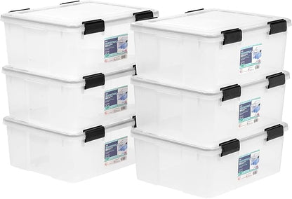 IRIS USA 30.6 Quart WEATHERPRO Plastic Storage Box by IRISUSA
