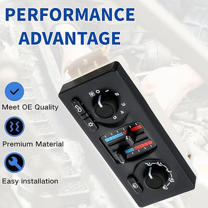 599-210XD AC Heater Climate Control Module Panel - Image 4