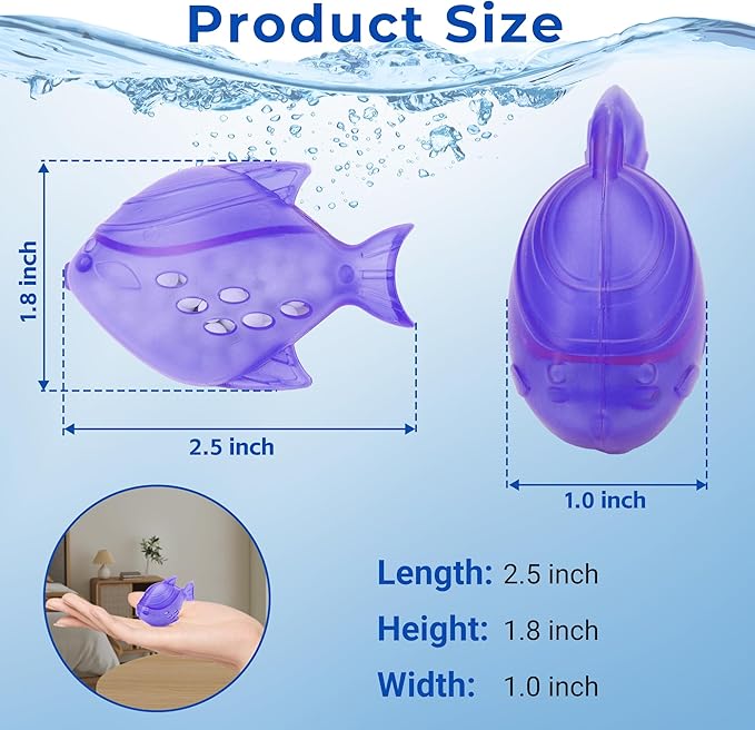 Funmit Humidifier Cleaning Fish, 6 Pack Humidifier Cleaner - Image 3