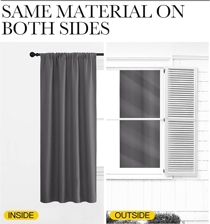 NICETOWN Blackout Curtain Panels - Image 6