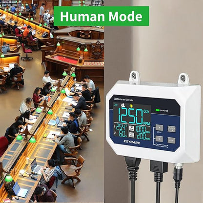 CO2 Controller with Temperature and Humidity Display Day and Night with Relay - Image 6