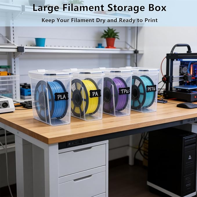 4 Pack Filament Storage Container - Image 5