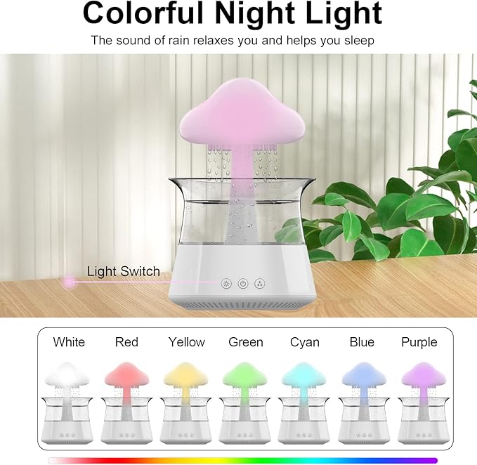 cjc Cloud Rain Humidifier for bedroom - Image 4