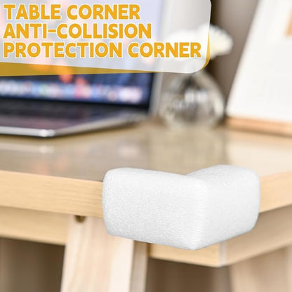 12 Pcs Foam Corner Protectors for Shipping, L-Shaped Edge Guards for TV Moving - Image 3