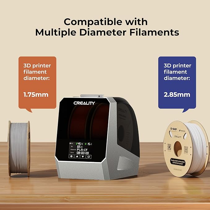 Creality Filament Dryer Box, Dual-Spool Creality Space Pi Filament Dryer Plus - Image 8