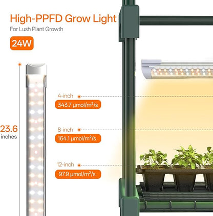 Bstrip Indoor Greenhouse with Grow Light, 5-Tier Large Green House, PVC Tent - Image 6