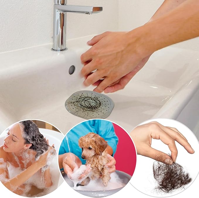 Hair Drain Catcher, Square Drain Cover - Image 3