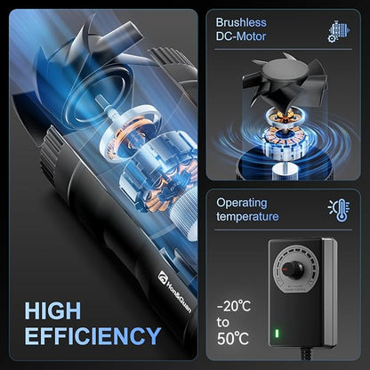 Hon&Guan 4 Inch Inline Booster Duct Fan - Image 2