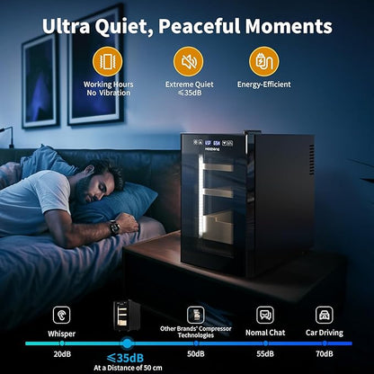 NEEDONE Electric Cigar Humidor 23L Pro 1S, Cooling Quiet Smart Control - Image 6