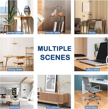 35X40 Inch Clear Plastic Dining Table Protector Cover PVC Vinyl Desk Blotter - Image 6
